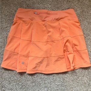 LULULEMON orange skirt!
